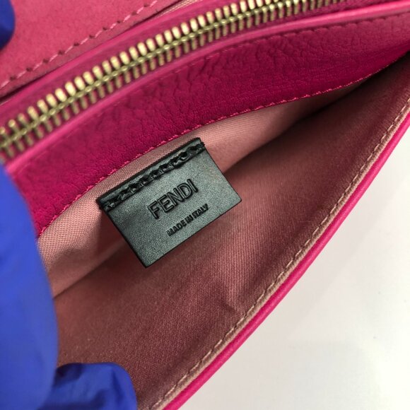 #3 Fendi Pink Vitello Flamingo Tube Wallet on Chain Sku# 85701 (Gently Used) - Picture 4 of 11